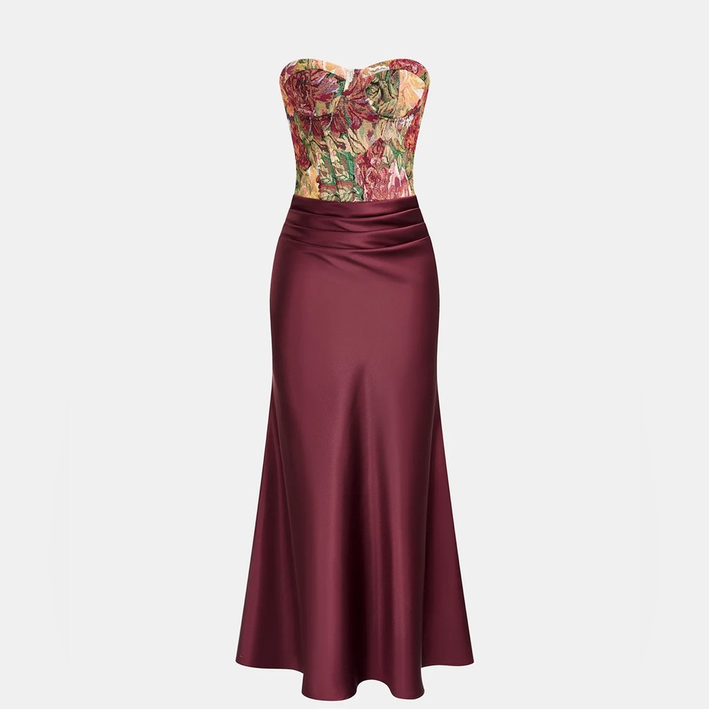 Commense Corset Maxi Dress